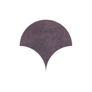 Mosaic House Moroccan tile Fleurs Loose 9 Purple  solid zellige, mosaic, zellij, loose, size, glaze 